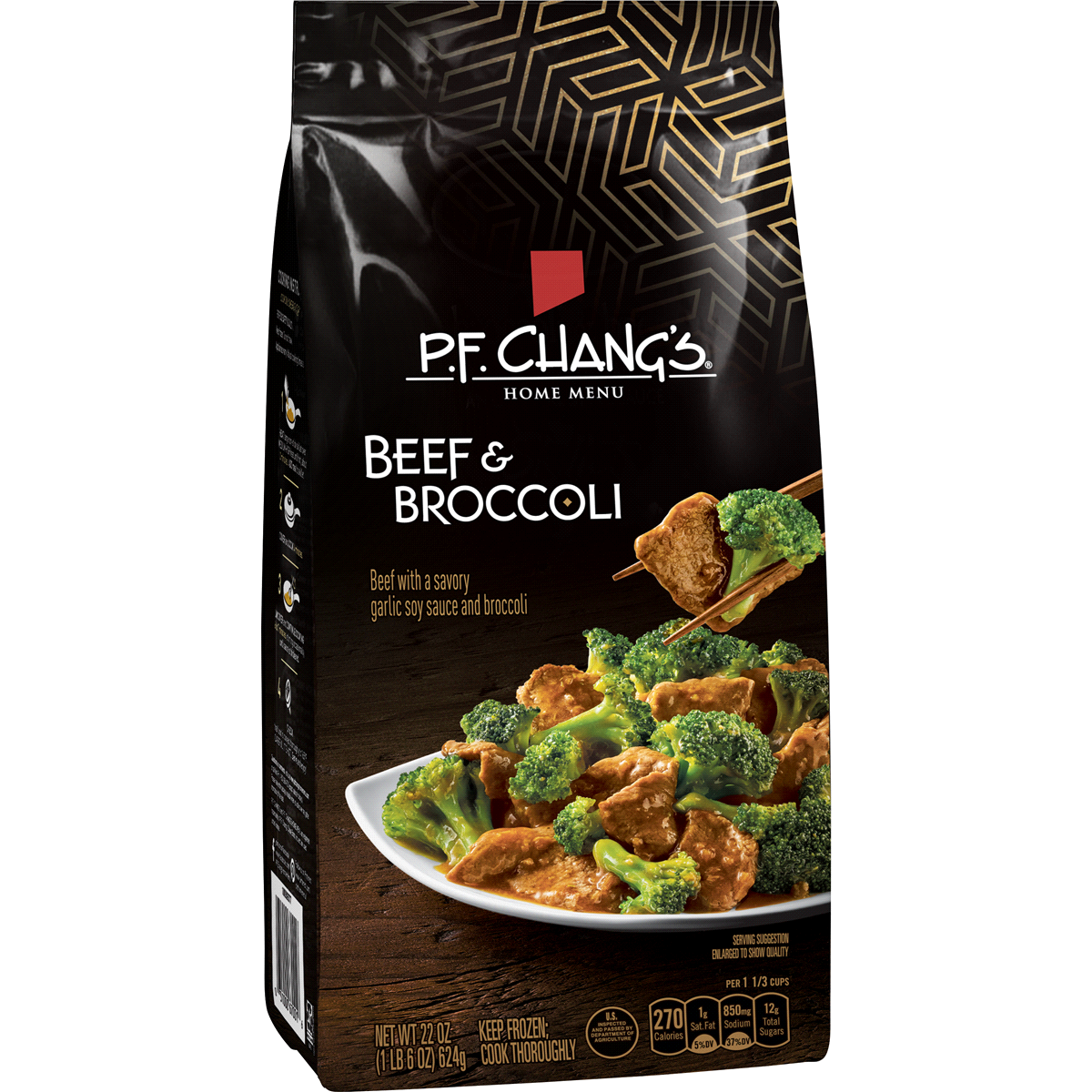 PF CHANG'S BEEF WITH BROCCOLI 22 OZ ##ROCK VALUE PRODUCT. ORDER BY  WEDNESDAY EVENING AUG 19 FOR AUG 27 DELIVERY ##