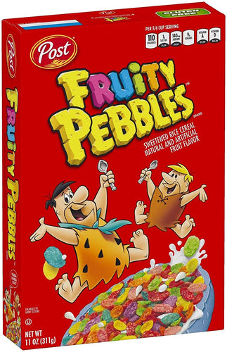 POST FRUITY PEBBLES 19.5 OZ FAMILY SIZE
