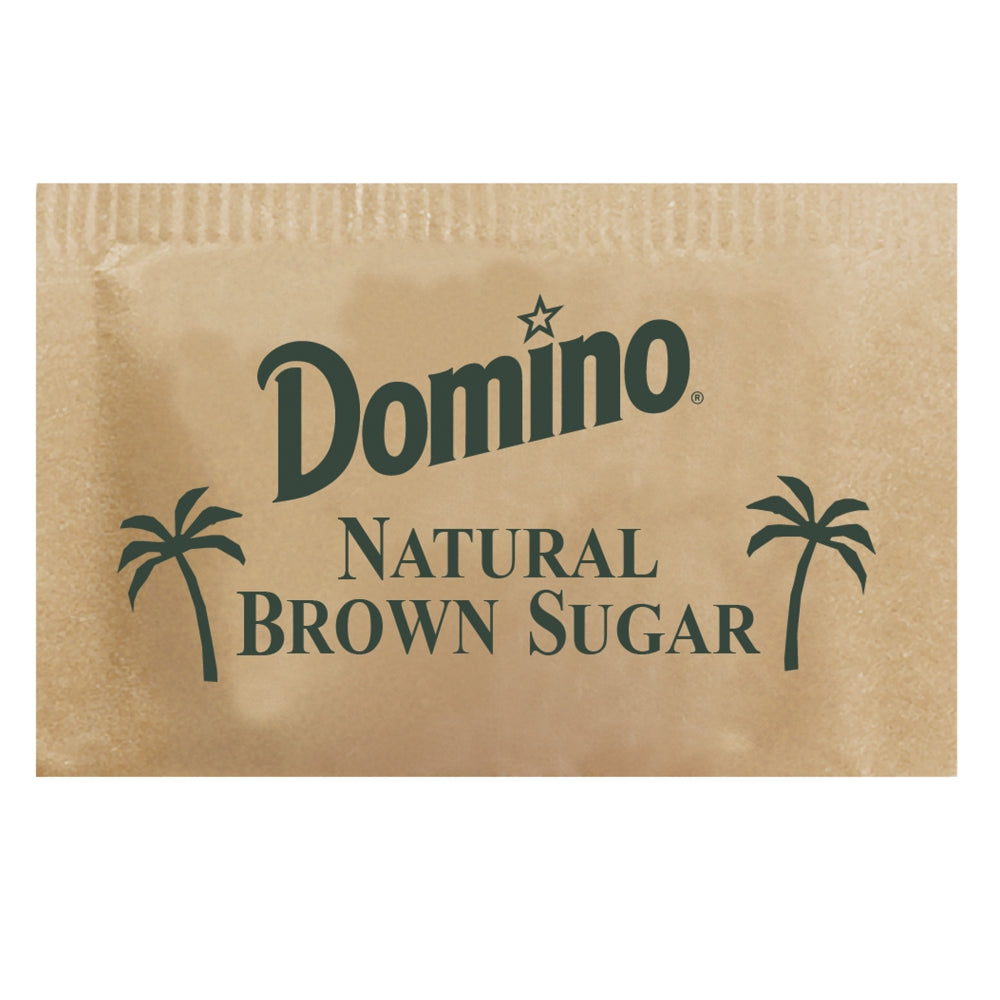Packer Label Natural Raw Sugar, Brown, Packets, 1000 ct