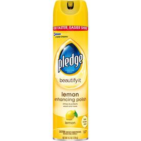 Pledge Furniture Spray, Lemon Clean 9.7 Oz