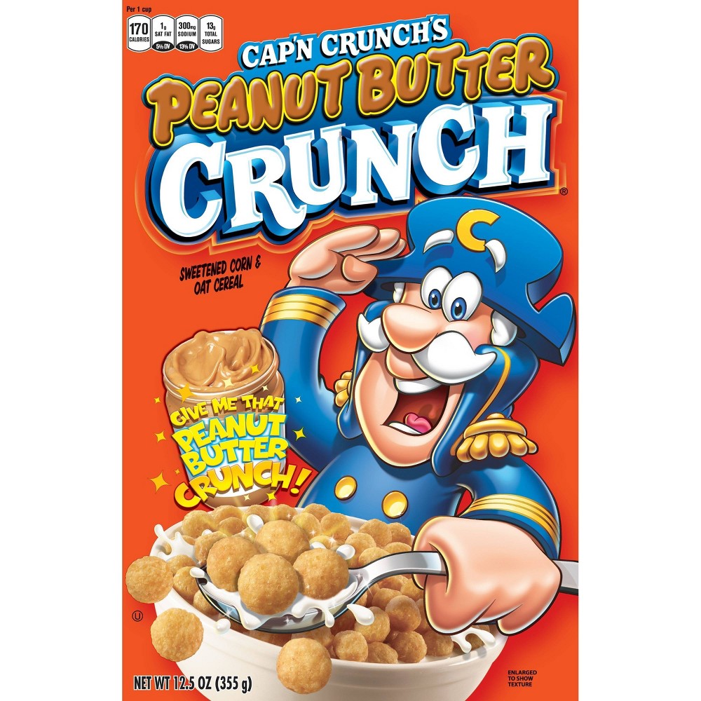 Quaker Cap'n Crunch's Peanut Butter Crunch, 12.5 oz