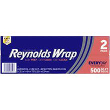 REYNOLDS-ALUMINUM-FOIL-WRAP-12'-250-FT-2-PACK #ROCK VALUE-ORDER BY SUNDAY EVENING APR 21 ARRIVING MAY 01 FOR DELIVERY#