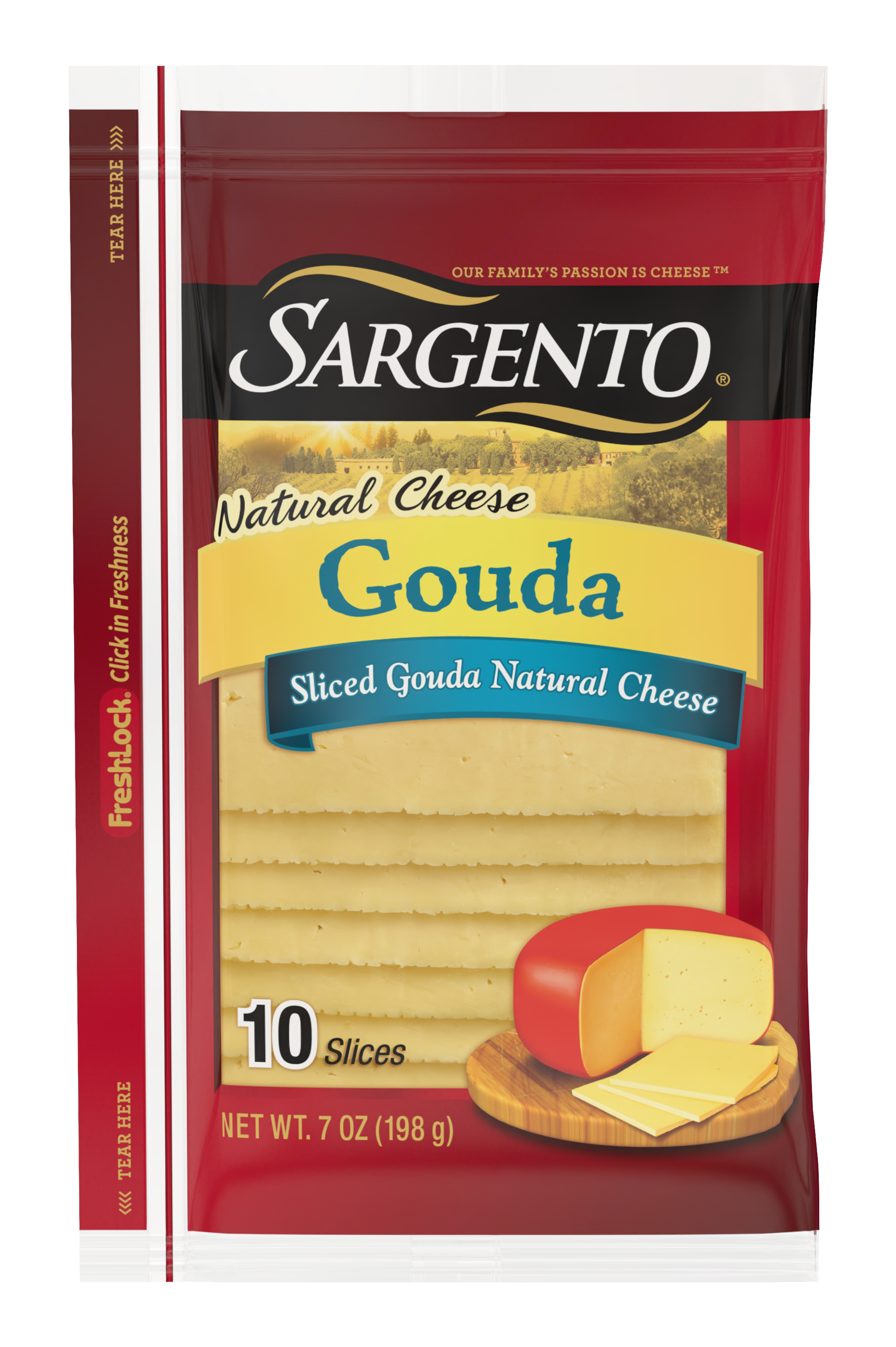SARGENTO GOUDA CHEESE SLICED 10 CT 7 OZ