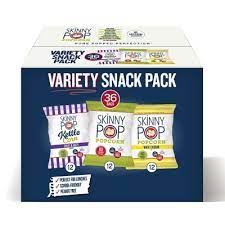 SKINNYPOP POPCORN VARIETY SNACK PACK BAGS .5 OZ 36 CT #ROCK VALUE-ORDER BY MONDAY EVENING NOV 26 ARRIVING DEC 04 FOR DELIVERY#