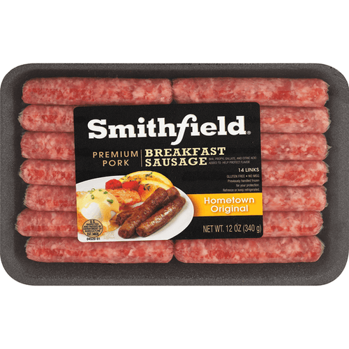 SMITHFIELD HOMETOWN ORIGINAL BREAKFAST SAUSAGE 12 OZ