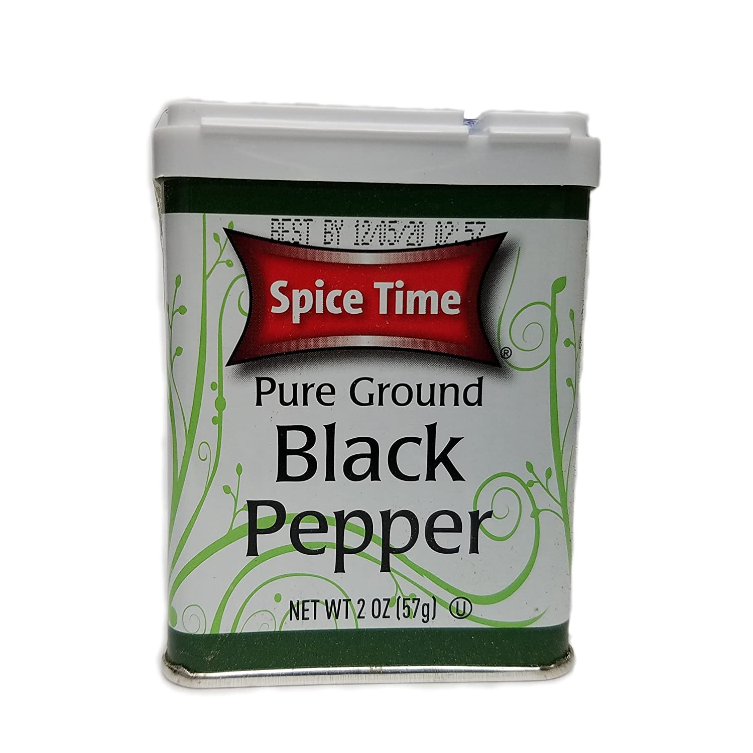 Spice Time Ground Black Pepper, 2 Oz