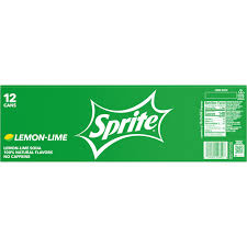 SPRITE LEMON LIME 12 OZ 12 PACK