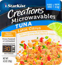 STARKIST MICROWAVABLES CREATIONS TUNA LATIN CITRUS 4.5 OZ