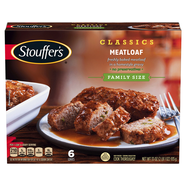STOUFFER'S CLASSIC MEATLOAF FAMILY SIZE 33.0 OZ