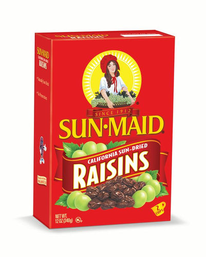 SUN-MAID CALIFORNIA DRIED RAISINS 12 oz