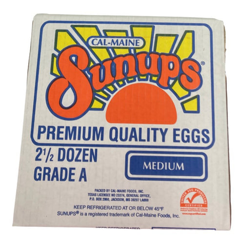 SUN UP GRADE A MED EGGS 2.5 DOZ