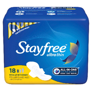 Stayfree Ultra Thin Maxipad with Wings 18 ct