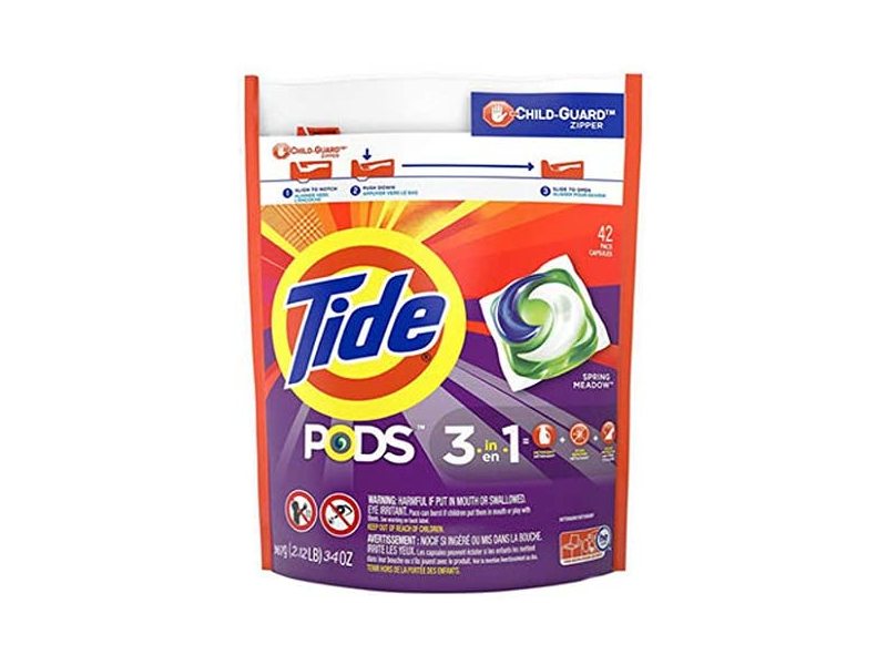 TIDE LIQUID PODS 3 IN 1 SPRING MEADOW 42 CT