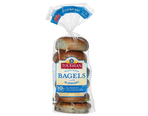 TOUFAYAN BLUEBERRY BAGEL 6CT