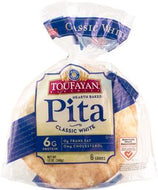 TOUFAYAN PLAIN WHITE PITA 12 OZ