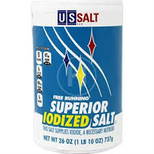 US SALT SUPERIOR IODIZED SALT 26 OZ