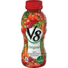 V8 ORIGINAL 100% VEGETABLE JUICE 12 OZ