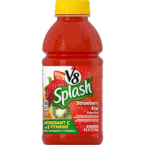 V8 SPLASH STRAWBERRY KIWI 16 OZ