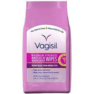 VAGISIL ANTI-ITCH MEDICATED WIPES 20 CT
