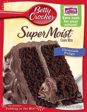 Betty Crocker Supermoist Cake Mix, Chocolate Fudge, 15.25-Ounce