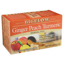 bigelow ginger peach tumeric 18 ct