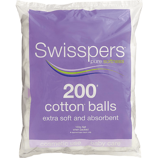 SWISSPERS COTTON BALLS 200CT