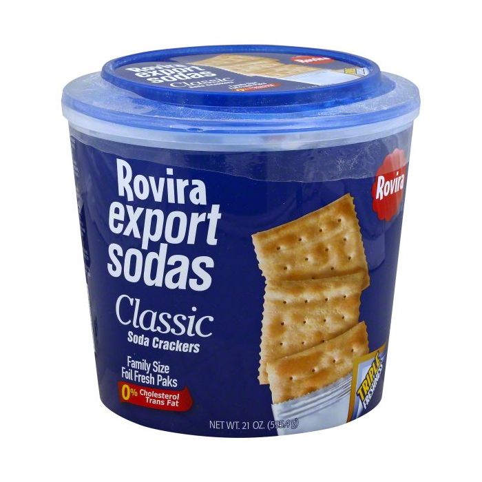 ROVIRA EXPORT SODAS CLASSIC CRACKERS 21 OZ