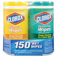 CLOROX ALL PURPOSE DISINFECTANT WIPE 2x75CT