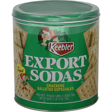 KEEBLER EXPORT SODA CRACKERS  28 OZ