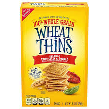 WHEAT THINS SUNDRIED TOMATO & BASIL 8.5 OZ