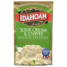 IDAHOAN SOUR CREAM & CHIVES MASHED POTATOES 4 OZ