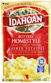 IDAHOAN BUTTERY HOMESTYLE MASHED POTATOES 4 OZ