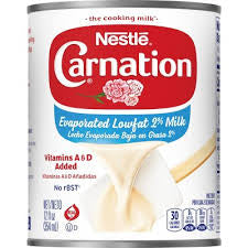 Carnation Evaporated  Lowfat 2% Milk 12 oz