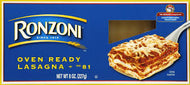 RONZONI OVEN READY LASAGNA 8 OZ