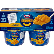 KRAFT MAC & CHEESE DINNER SINGLE SERVE CUPS 2.05 OZ 4 PACK