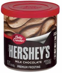 BETTY CROCKER PREMIUM FROSTING MILK CHOCOLATE 16 OZ