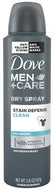 DOVE MEN CARE  48 HR DRY SPRAY 3.8 OZ