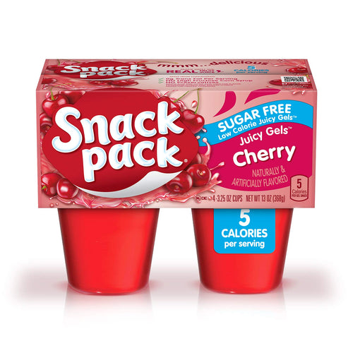 SNACK PACK CHERRY JUICY GELS 4 CT 3.25 OZ