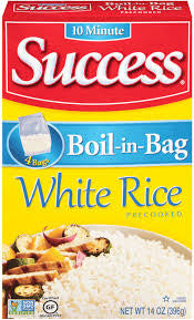 Success 10 Minute Boil-in-bag White Rice 7 oz