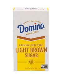Domino Premium Pure Cane Light Brown Sugar 1 Lb