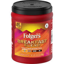 FOLGERS CAFE BREAKFAST BLEND 10.8 OZ