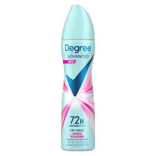 DEGREE ADVANCED SHEER POWDER DRY SPRAY 3.8 OZ