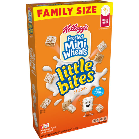 KELLOGG'S FROSTED MINI WHEATS LITTLE BITES 24 OZ