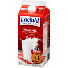 LACTAID 100% WHOLE MILK LACTOSE FREE 64 OZ